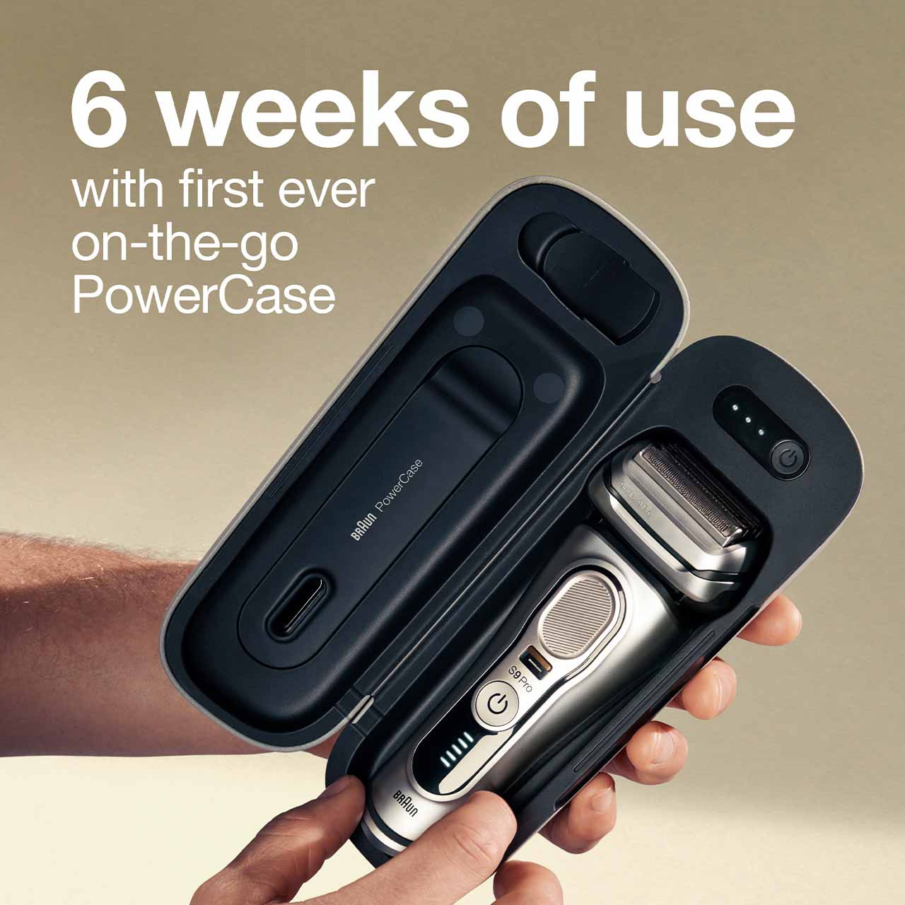 Braun Series 9 Pro Electric Shaver with PowerCase, 9477cc for Men | New Arrivals