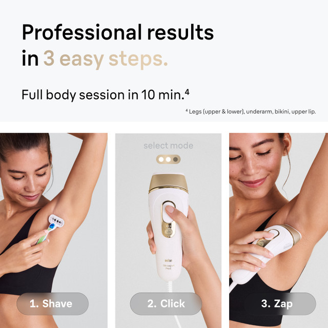 Braun Silk·expert Pro 5 IPL: Alternative to Laser Hair Removal with 2 Caps and Leather Pouch, PL5157 for Women | Quick Ship