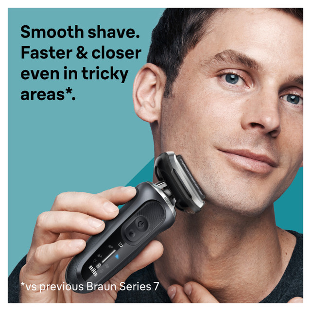 Braun Series 7 Electric Shaver with SmartCare Center, Stubbler, Trimmer, 7185cc for Men | New Arrivals