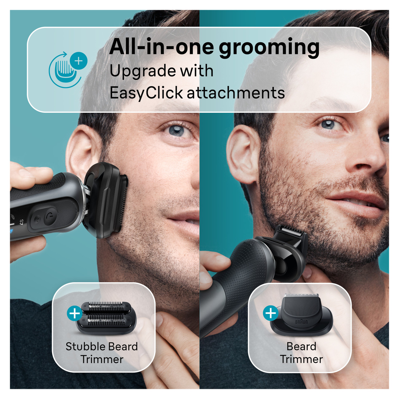 Braun Series 7 Electric Shaver with SmartCare Center, Stubbler, Trimmer, 7185cc for Men | New Arrivals
