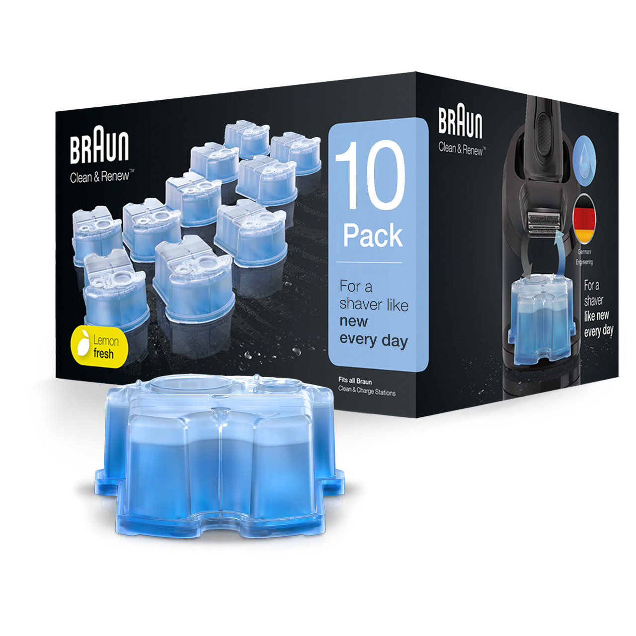 Braun Clean & Renew Refill Cartridges, 10 Pack for Men | New Arrivals