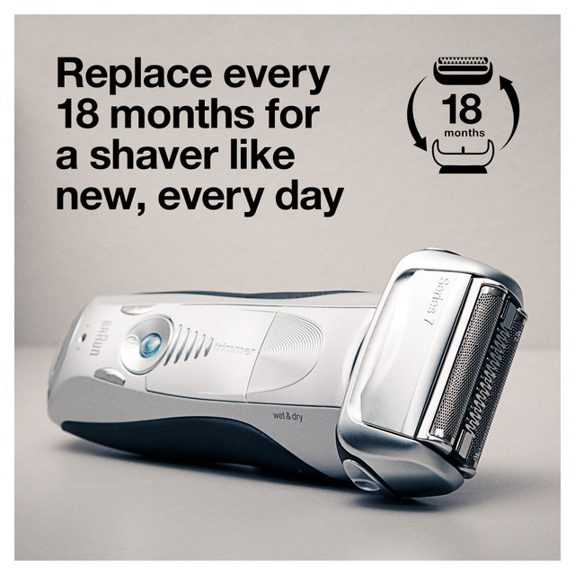 Braun Electric Shaver Head Replacement Part 70s Silver, Compatible with Legacy Series 7 Electric Razors for Men | New Arrivals